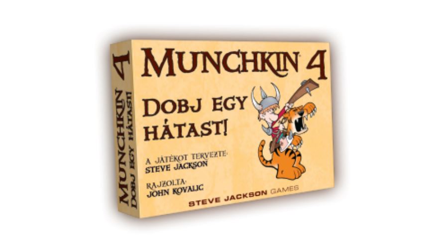 Delta Vision Munchkin 4: Dobj egy hátást! társasjáték (17501,DV5178-182) Delta Vision Munchkin 4: Dobj egy hátást! társasjáték (17501,DV5178-182)