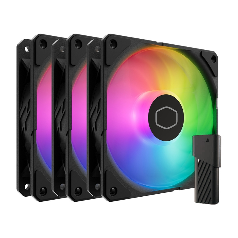 Cooler Master SickleFlow Edge 120 ARGB 3 az 1-ben ventilátor Fekete 