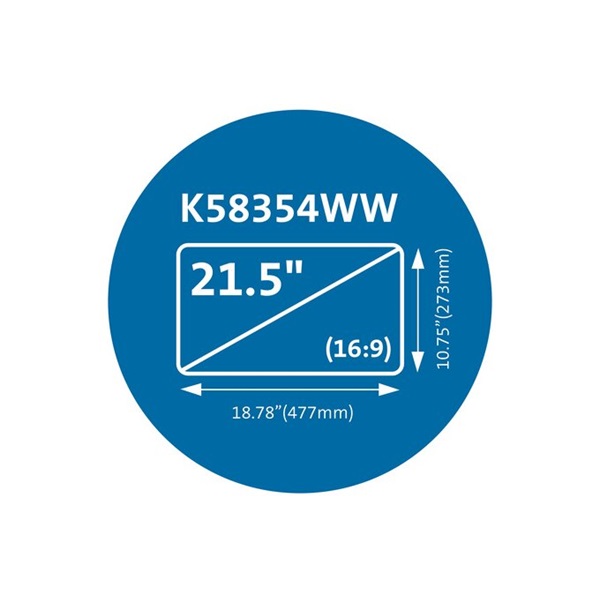 Kensington MagPro mágneses betekintésvédelmi monitorszűrő 21" (K58354WW)