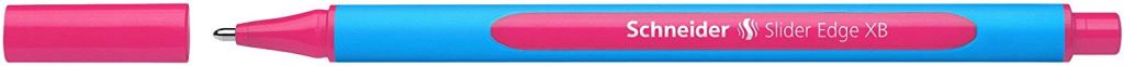 Golyóstoll, 0,7 mm, kupakos, SCHNEIDER "Slider Edge XB", rózsaszín