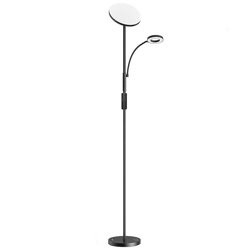 BlitzWill BWL-FL-0001 Double Floor Lamp with remote 36W (black) BlitzWill BWL-FL-0001 Double Floor Lamp with remote 36W (black)