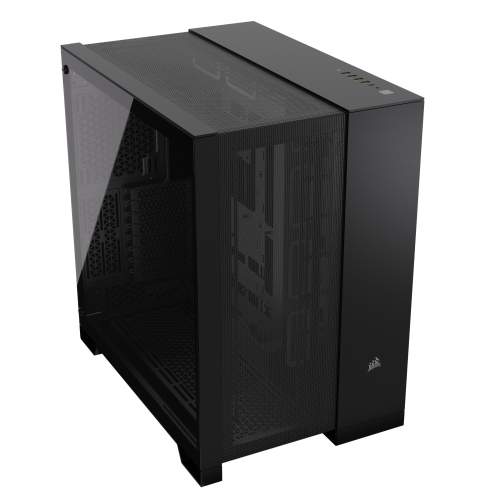 CORSAIR 6500D Airflow Tempered Glass Mid-Tower számítógépház Fekete