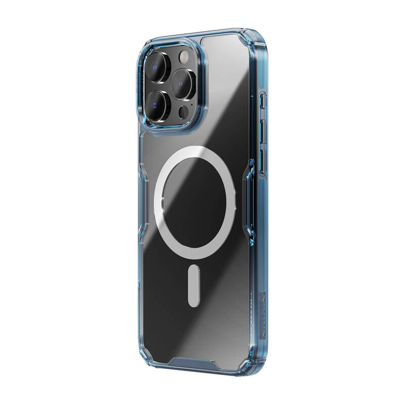 Nillkin Nature TPU Pro mágneses iPhone 16 Pro Max tok (kék)