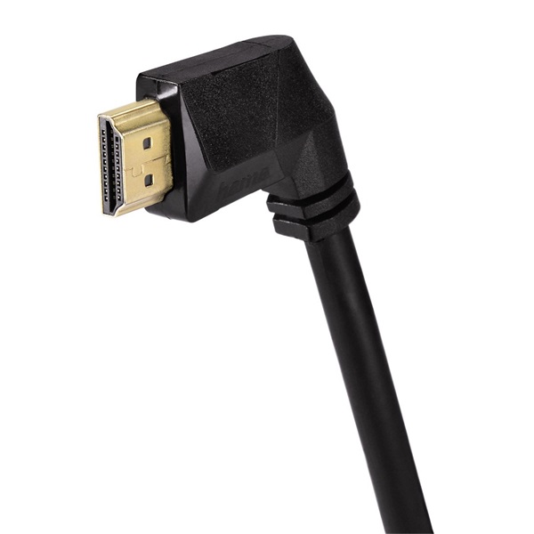 Hama 122116 TL High Speed HDMI kábel ethernettel 90°-ban elfordított 3m