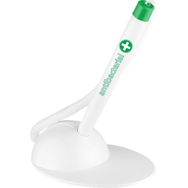 ICO antibakteriális T-Pen fehér/zöld PB ügyféltoll