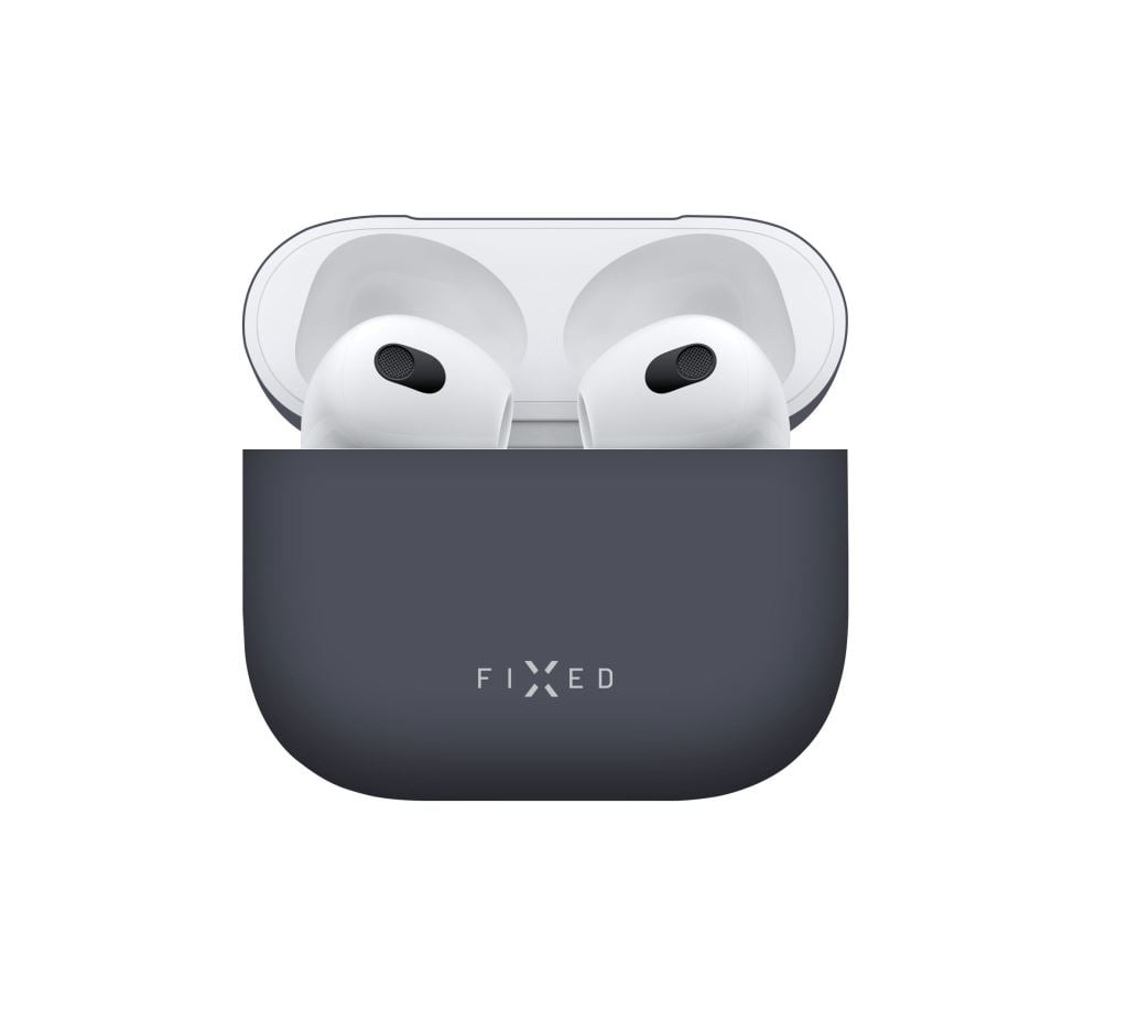 FIXED Silky Apple AirPods 3 tok kék (FIXSIL-816-BL)