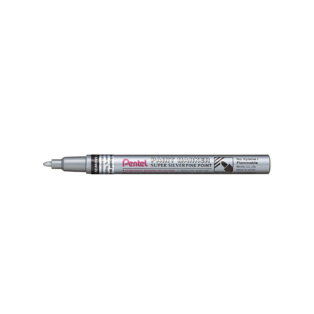 Pentel Lakkmarker 1,5mm, kerek  ezüst (MSP10-Z)