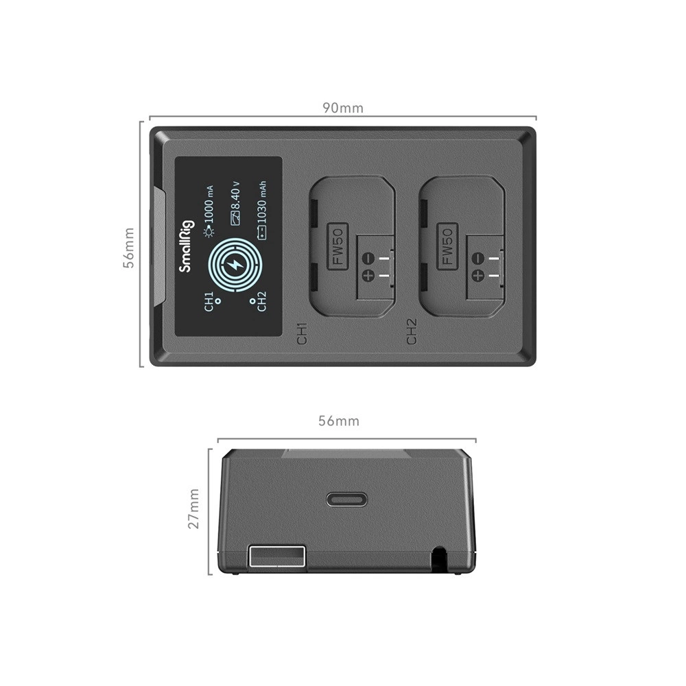 SMALLRIG NP-FW50 Camera Battery Charger