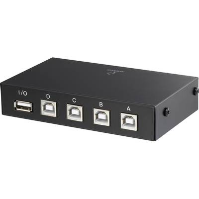 4 portos mechanikus USB 2.0 átkapcsoló, Renkforce 4 portos mechanikus USB 2.0 átkapcsoló, Renkforce
