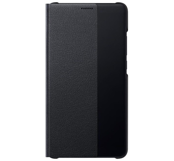 HUAWEI tok álló (aktív FLIP, oldalra nyíló, Smart View Cover) FEKETE [Huawei Mate 10]