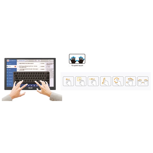 16" ASUS VT168HR érintőképernyős monitor 16" ASUS VT168HR érintőképernyős monitor