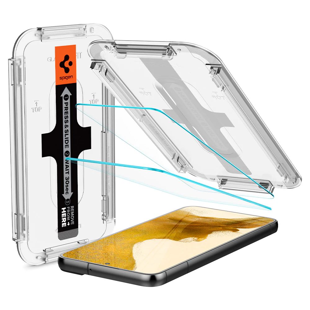 Spigen EZ FIT GLAS.tR Samsung Galaxy S22 edzett üveg kijelzővédő fólia (AGL04151) Spigen EZ FIT GLAS.tR Samsung Galaxy S22 edzett üveg kijelzővédő fólia (AGL04151)