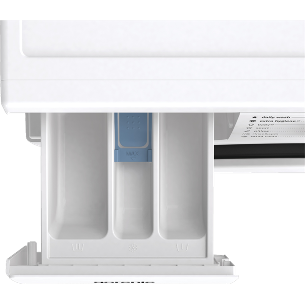 Gorenje WNGPI61SBS Elöltöltős keskeny mosógép – 6 kg, 1000 ford./perc, B Energiaosztály, Gőz technológia