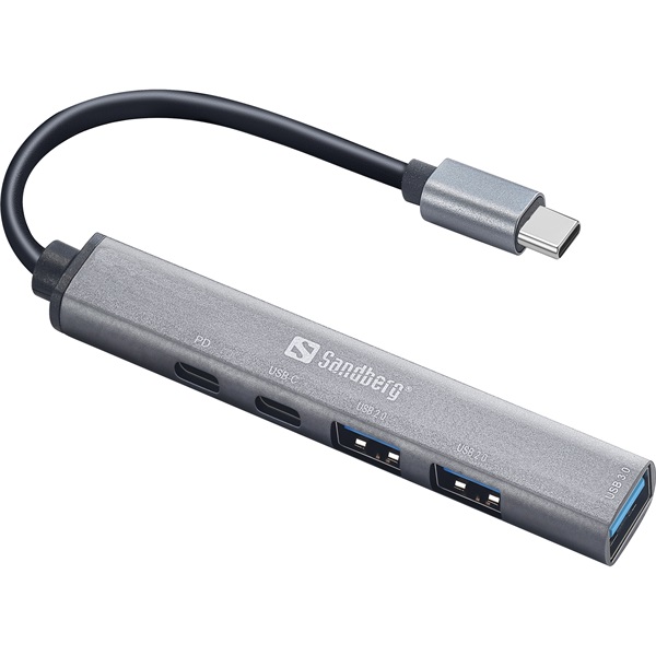 Sandberg USB-C to 3xUSB-A+2xUSB-C SAVER Notebook Dokkoló