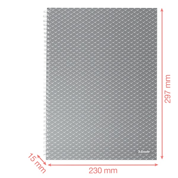 Esselte ColourBreeze A4 kockás levendula spirálfüzet