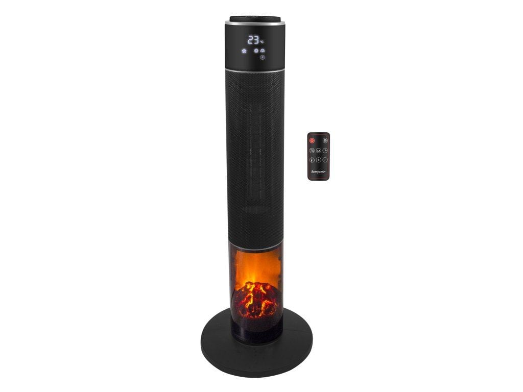Beper P203TER001 ventilátoros torony hősugárzó fekete