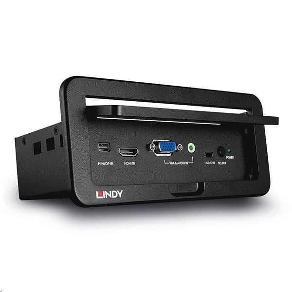 LINDY asztalba süllyeszthető, HDMI kimenetre (HDMI,VGA,USB-C,Mini DisplayPort) konverter (38269) LINDY asztalba süllyeszthető, HDMI kimenetre (HDMI,VGA,USB-C,Mini DisplayPort) konverter (38269)