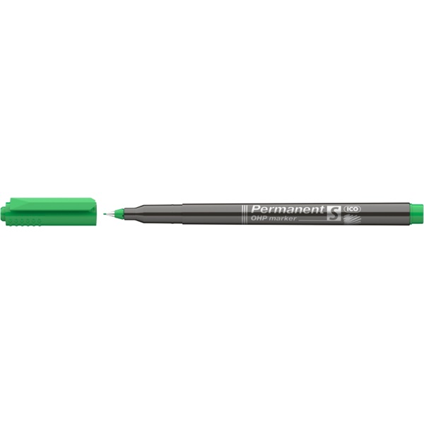ICO OHP S 0,3mm zöld permanent marker