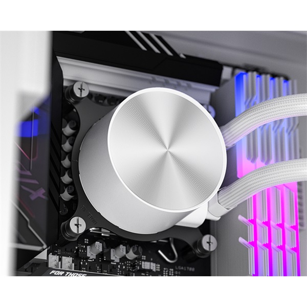 ID-Cooling FX240 PRO WHITE  25dB  max. 140,16 m3/h  2x12cm CPU Water Cooler Fehér
