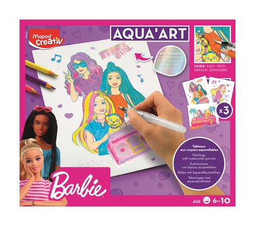 MAPED CREATIV Barbie Aqua Art Akvarell festőkészlet