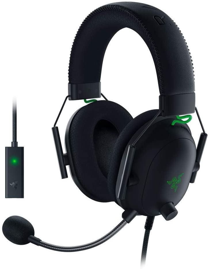 Razer BlackShark V2 headset fekete-zöld (RZ04-03230100-R3M1)