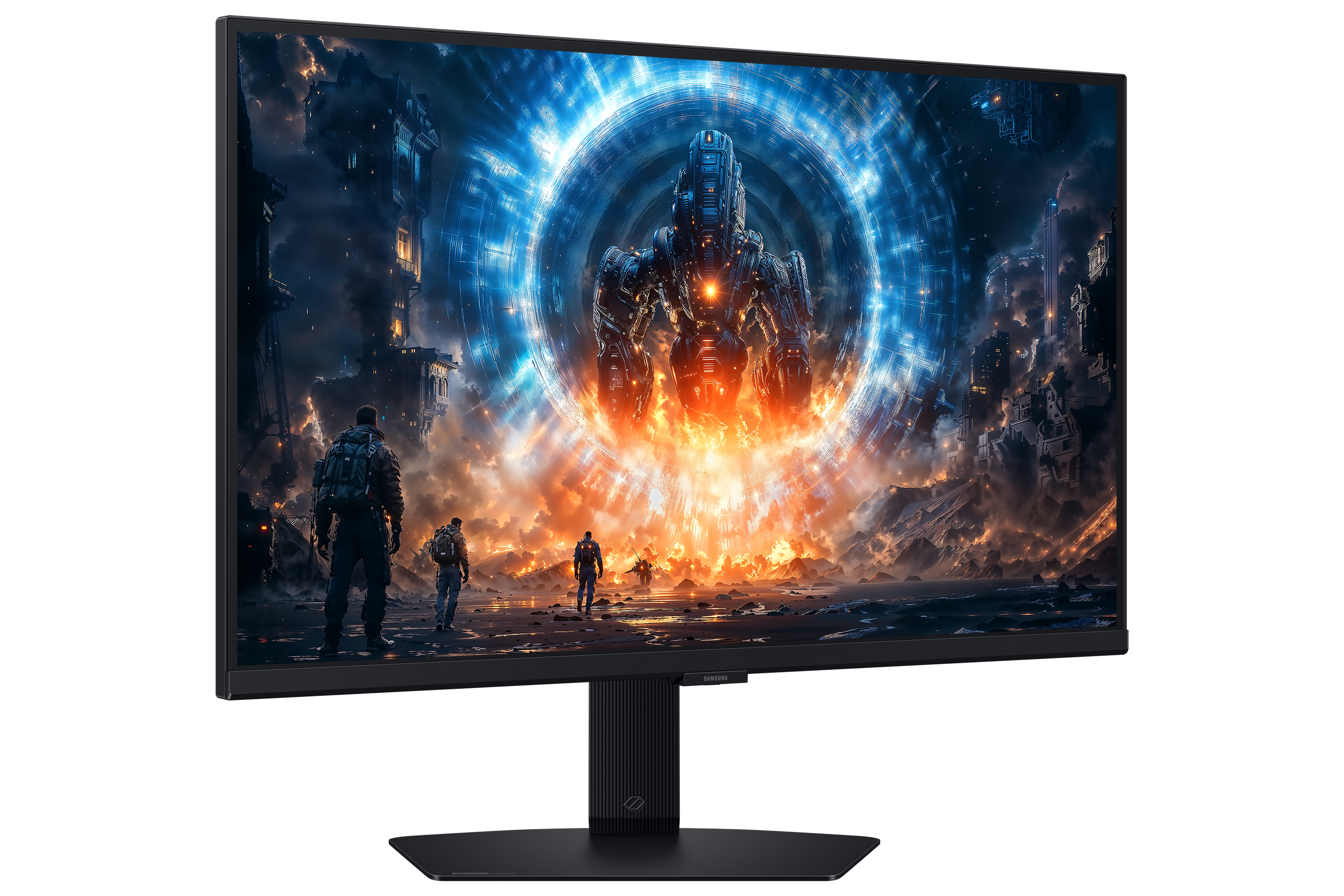 Samsung 27" LS27FG602EUXEN Odyssey G6 G60F Monitor - 2560x1440, QHD, 350Hz, Gamer, Fekete