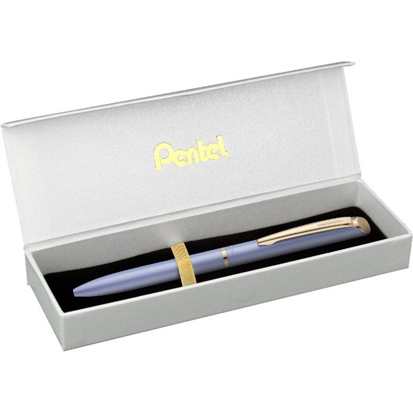 Pentel Energel BL2007PV-BOX 0,35mmpastell lila test/kék tinta prémium fém rollertoll Pentel Energel BL2007PV-BOX 0,35mmpastell lila test/kék tinta prémium fém rollertoll