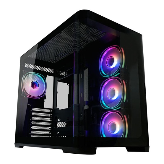  LC Power LC-8001B-ON hangszigetelt ATX Számítógépház