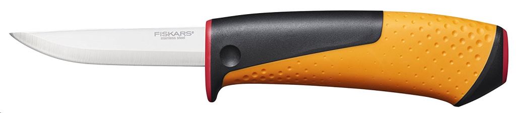 Fiskars 156019 kés, tokba épített élezővel (1023620)