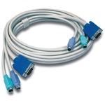 TRENDnet TK-C10 PS/2 VGA M/M KVM tkábel 3m szürke (TK-C10) TRENDnet TK-C10 PS/2 VGA M/M KVM tkábel 3m szürke (TK-C10)