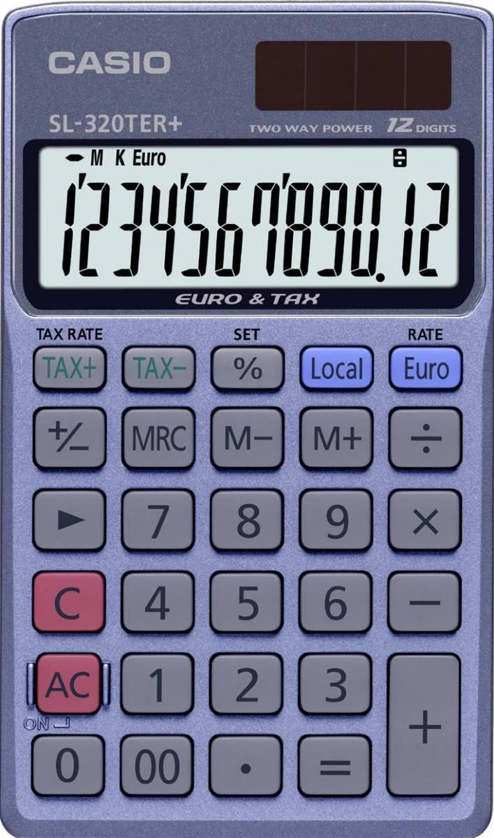 Casio SL-320TER+ zsebszámológép Casio SL-320TER+ zsebszámológép