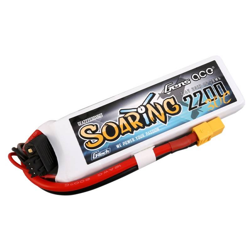 Gens Ace G-Tech Soaring 2200mAh 7.4V 30C 2S1P XT60 akkumulátor