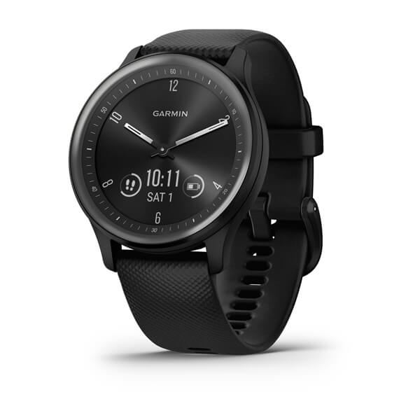 Garmin vívomove Sport fekete szilikon szíjjal szürke órakerettel (010-02566-00) Garmin vívomove Sport fekete szilikon szíjjal szürke órakerettel (010-02566-00)