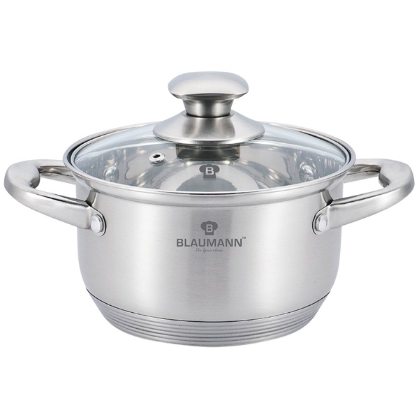 Blauman BL-3457 Satin Gourmet Line 22 cm fedővel, lábas Blauman BL-3457 Satin Gourmet Line 22 cm fedővel, lábas