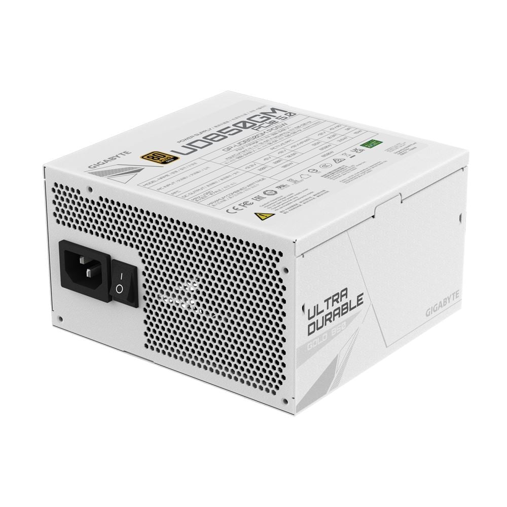Gigabyte UD850GM PG5W 850W Gen 5.0 moduláris tápegység fehér Gigabyte UD850GM PG5W 850W Gen 5.0 moduláris tápegység fehér