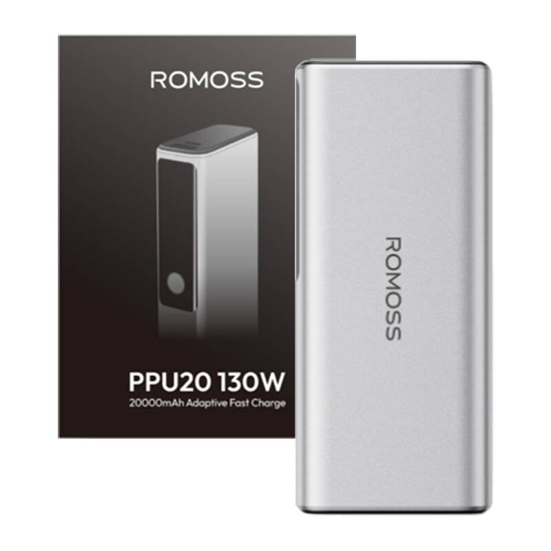 Romoss PPU20 20000mAh 130W Powerbank Ezüst