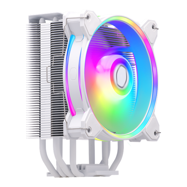 COOLER MASTER HYPER 212 HALO WHITE ARGB LGA1700 támogatással CPU hűtő fehér COOLER MASTER HYPER 212 HALO WHITE ARGB LGA1700 támogatással CPU hűtő fehér