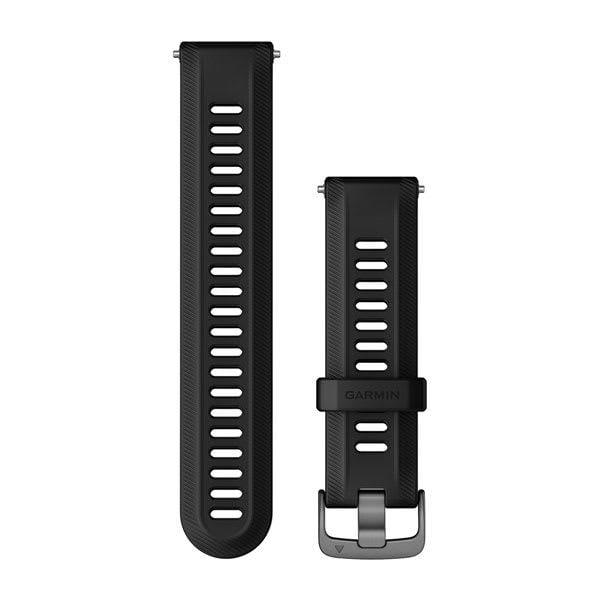 Garmin óraszíj Forerunner 955 fekete, szürke csattal (010-11251-3S) Garmin óraszíj Forerunner 955 fekete, szürke csattal (010-11251-3S)