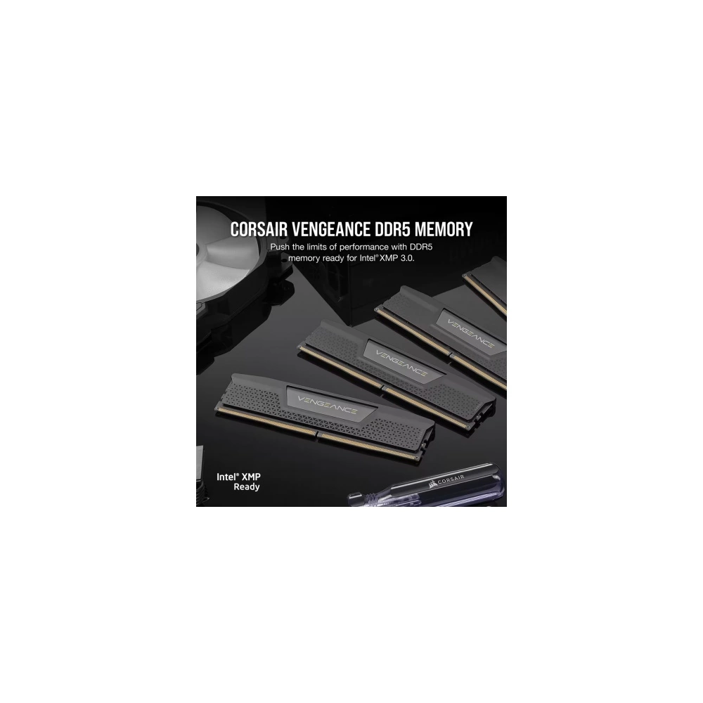 Corsair 192GB DDR5 5200MHz Kit(4x48GB) Vengeance Memória Fekete