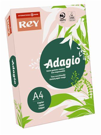 Rey "Adagio" Másolópapír színes A4 80g pasztell rózsaszín (ADAGI080X643) Rey "Adagio" Másolópapír színes A4 80g pasztell rózsaszín (ADAGI080X643)