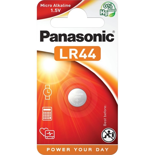 Panasonic LR-44EL/1B LR44 elem 1 db Panasonic LR-44EL/1B LR44 elem 1 db