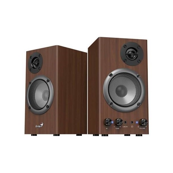 GENIUS 2.0 Hangszóró SP-HF500B Jack 16 Watt Fa színű GENIUS 2.0 Hangszóró SP-HF500B Jack 16 Watt Fa színű