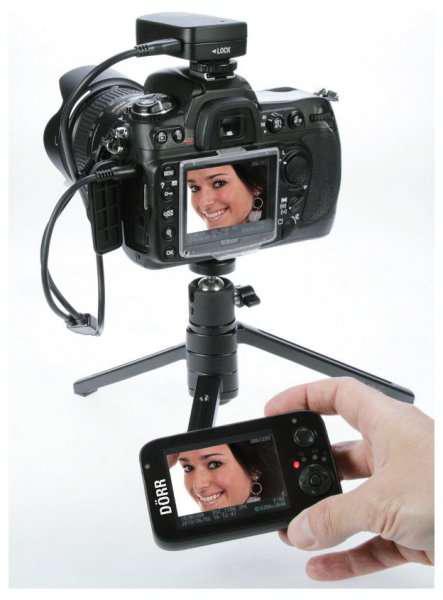 Dörr Live View rádiós vezérlő élőképpel Nikon DSLR-hez