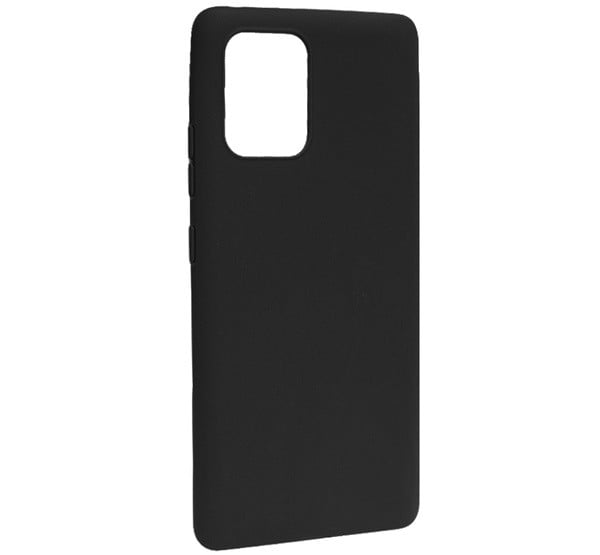 Szilikon telefonvédő (matt) FEKETE [Samsung Galaxy S10 Lite (SM-G770F) ]