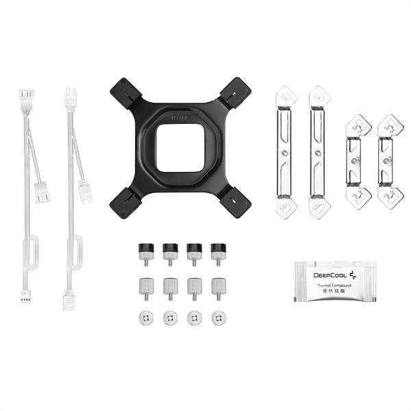 DeepCool AG620 WH ARGB V2  29,4 dB max, 115,32 m3/h 12cm  PWM CPU Cooler   Fehér 