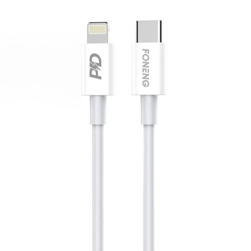 USB-C cable for Lighting Foneng X31, 3A, 1m (white) USB-C cable for Lighting Foneng X31, 3A, 1m (white)