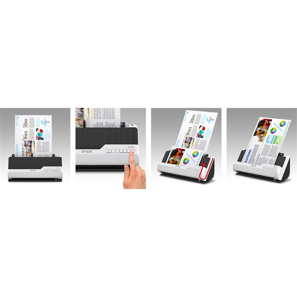 Epson WorkForce DS-C330 Lapáthúzós Szkenner Fehér