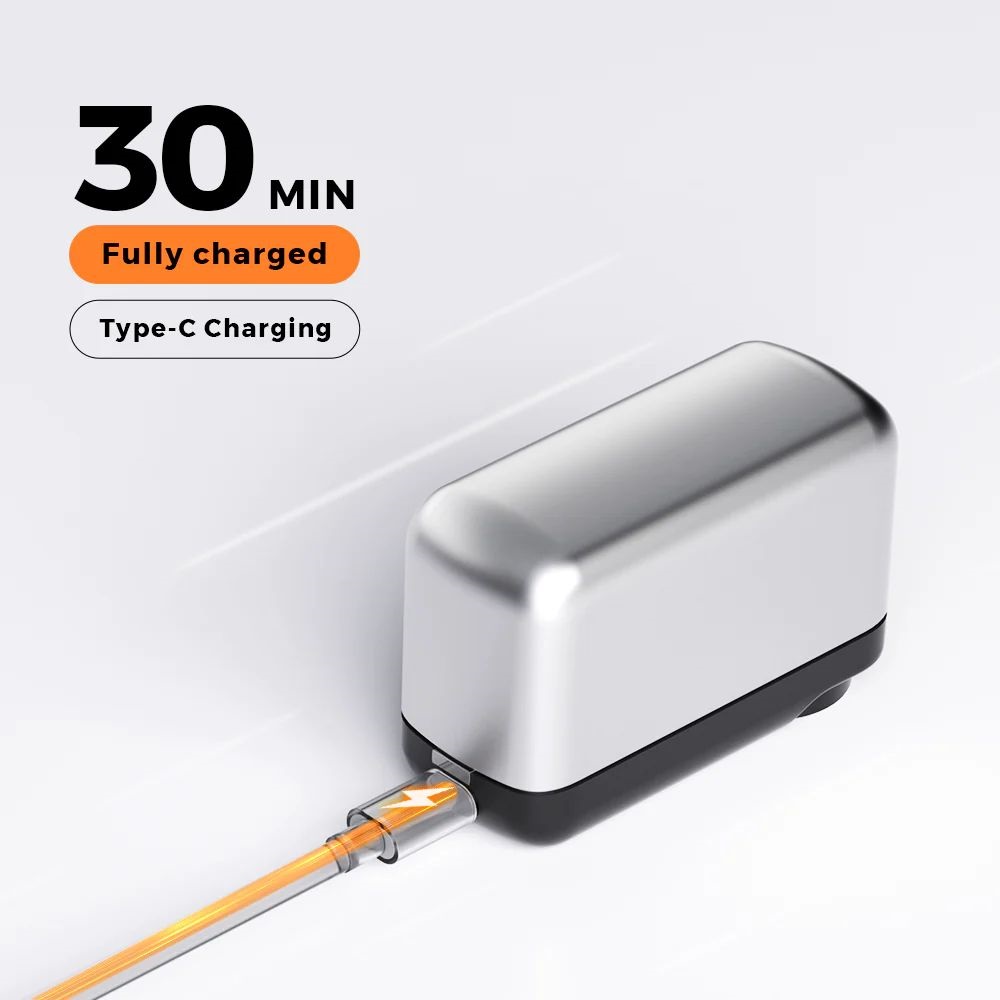 Flextail Tiny Bike Pump Pro – Hordozható elektromos kerékpárpumpa LED kijelzővel, 120 PSI (TBPP450-DGY-I)
