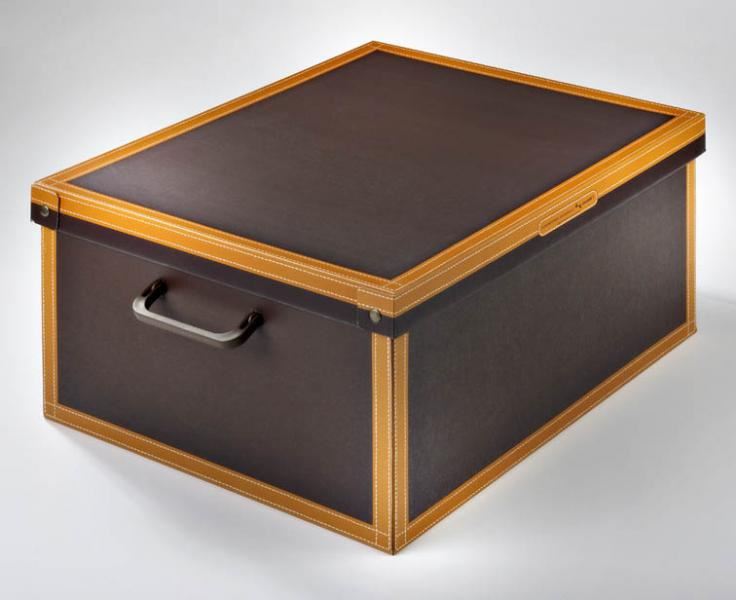 Lavatelli 623 Baulotto "Color Cuoio" karton tárolódoboz (50x40x25cm) Lavatelli 623 Baulotto "Color Cuoio" karton tárolódoboz (50x40x25cm)