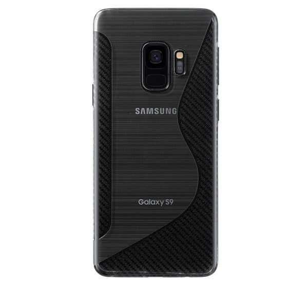 Szilikon telefonvédő (S-line, karbon minta) ÁTLÁTSZÓ [Samsung Galaxy S9 (SM-G960)]